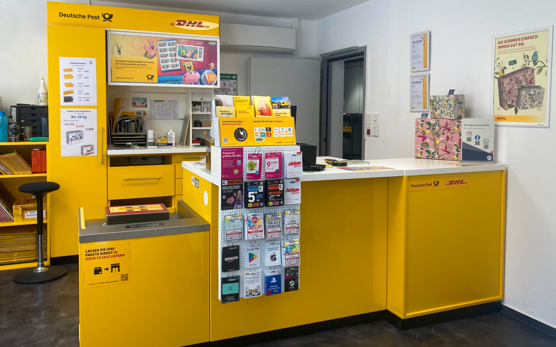 Zwei Jahre Postfiliale im Stadtwerke-Gebäude Oerlinghausen