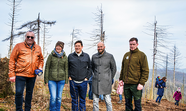 Oerlinghausen Marketing, Stadt und Stadtwerke bei derPflanzaktion