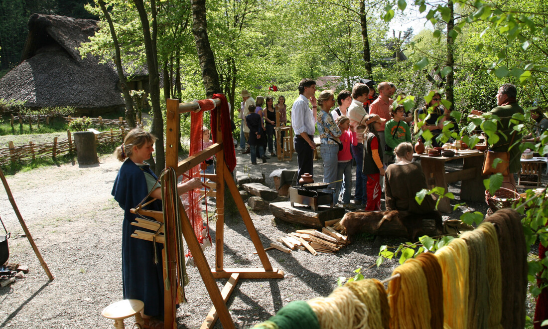 Historischer Webstuhl