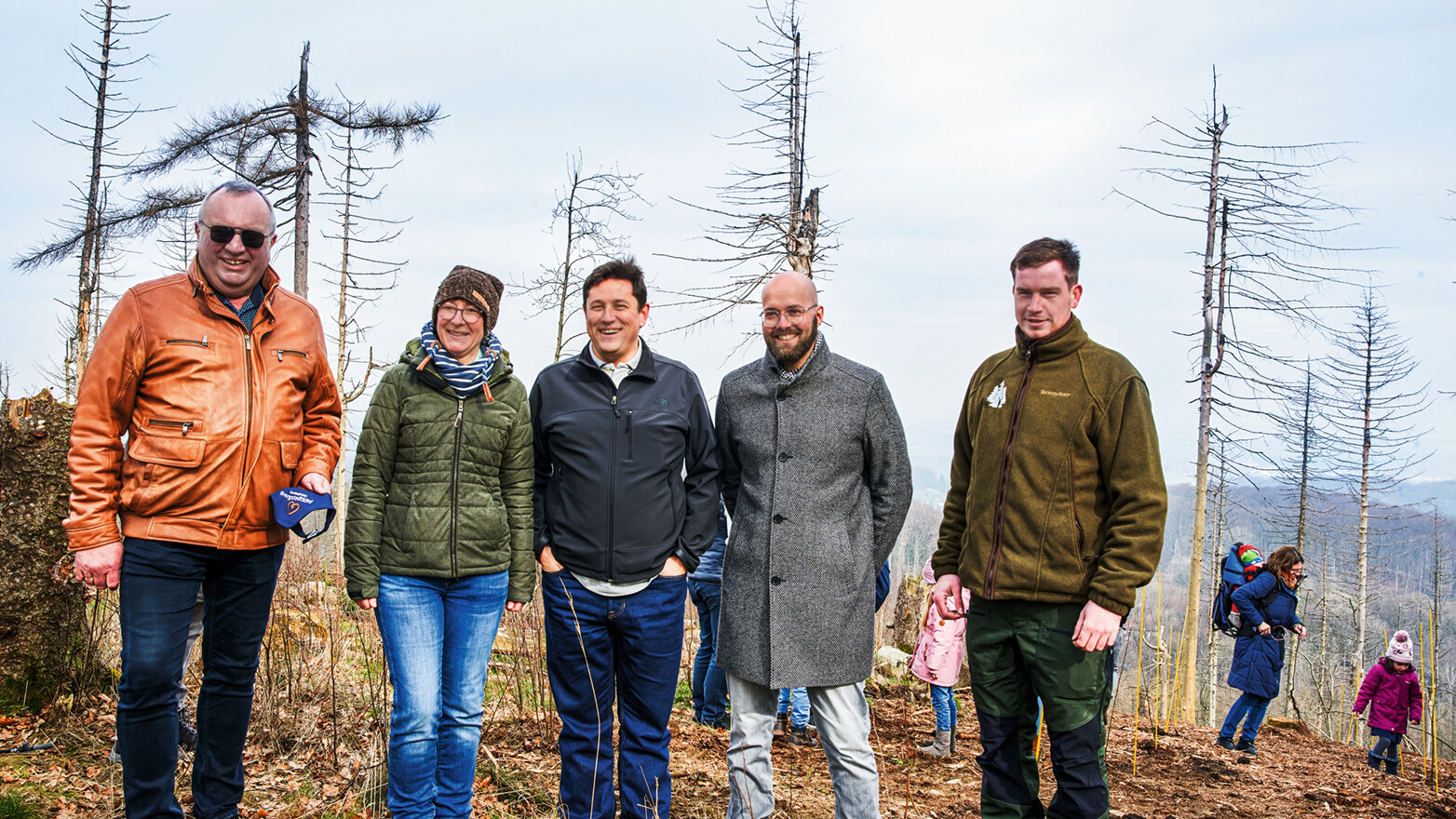 Oerlinghausen Marketing, Stadt und Stadtwerke bei derPflanzaktion